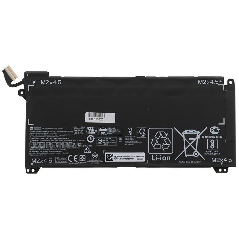 Аккумулятор для ноутбука HP Omen 15-dh0002ng 5685 mAh 11,55V (119656)