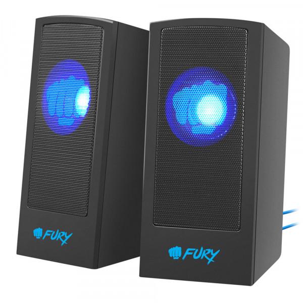 Акустическая система Fury NFU-1309 2.0 Skyray 5 Вт RMS USB Black (564016) - фото 3