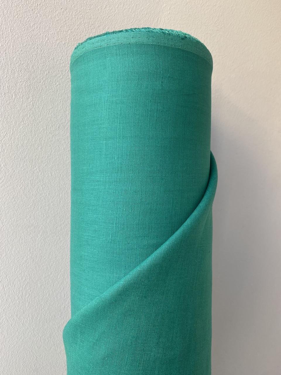 Тканина костюмна LINEN PLUS 100% льон 143 см 1788 Зелений - фото 8 Тканина костюмна LINEN PLUS 100% льон 143 см 1788 Зелений - фото 8