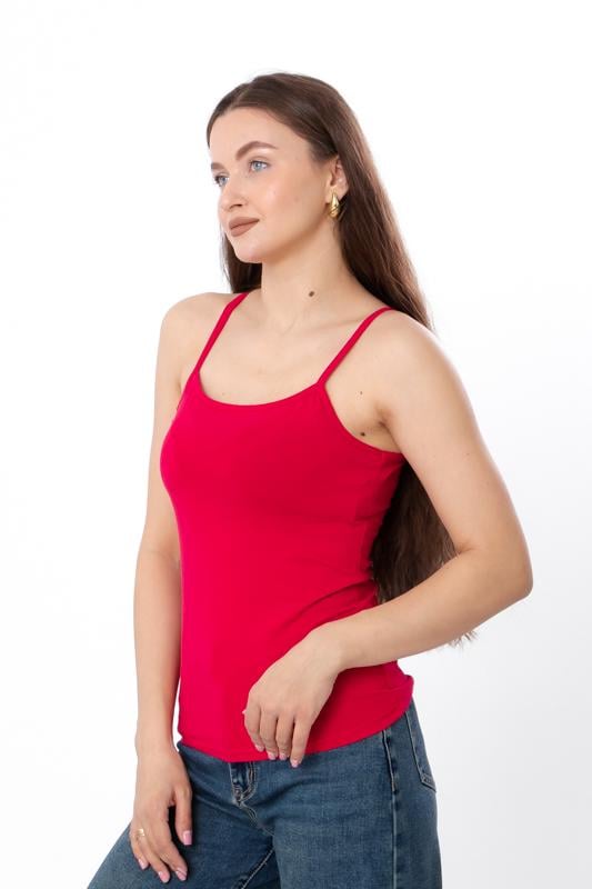 Майка жіноча Носи Своє на бретельках р. 40 Полуниця (8216-036/25555317)