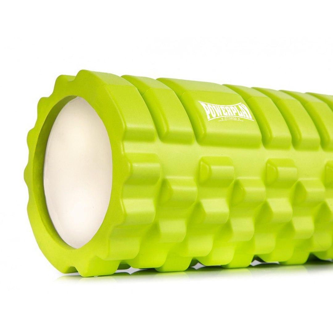 Ролик масажний PowerPlay 4025 Massage Roller 33x14 см Зелений (A-013235) - фото 2
