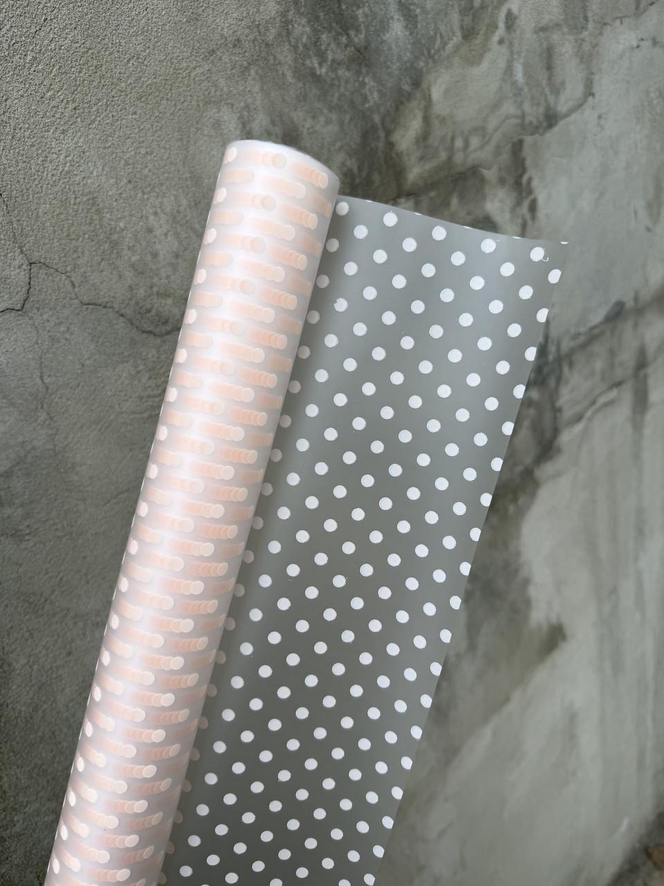 Калька для цветов в горошек 65 см x 7 м Розовый (2551173798) Калька для цветов в горошек 65 см x 7 м Розовый (2551173798)