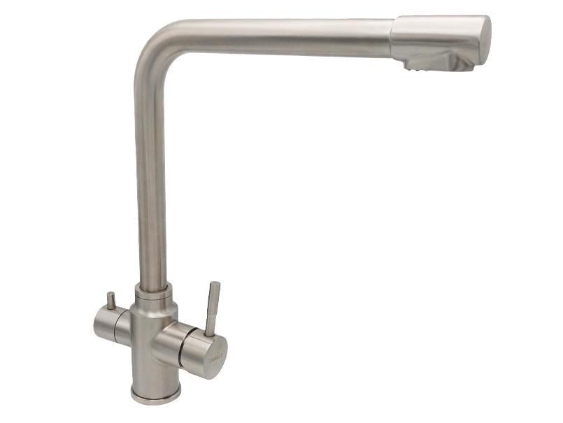 Смеситель для мойки MILLZ под фильтр нержавеющая сталь (RS-MRS-SS-0024)