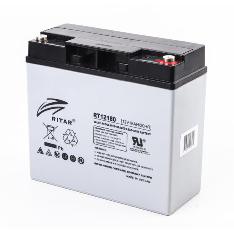 Аккумуляторная батарея Ritar AGM 12V 18 Ah F3/F13 Grey (RT12180)