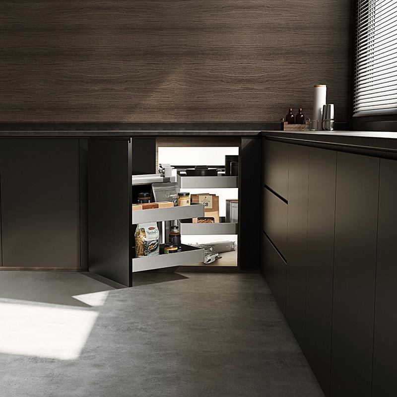 Кут магічний Muller Bluebell лівого відкривання 900 мм Графіт (162692)