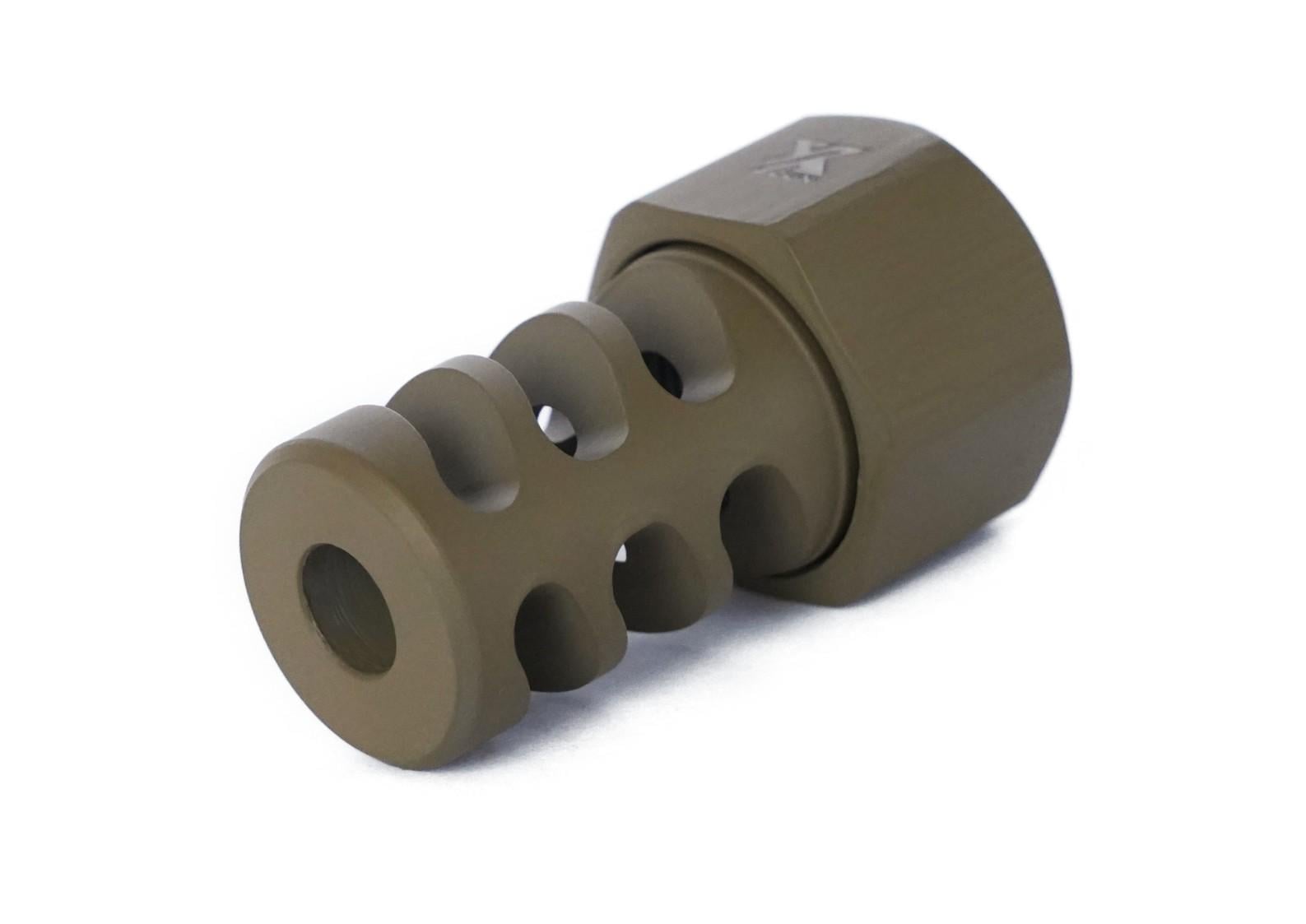 Дульне гальмо-компенсатор Xgun Impact кал .30 7,62 різьба 5/8"-24 нержавіюча сталь 420 AISI FDE Дульне гальмо-компенсатор Xgun Impact кал .30 7,62 різьба 5/8"-24 нержавіюча сталь 420 AISI FDE