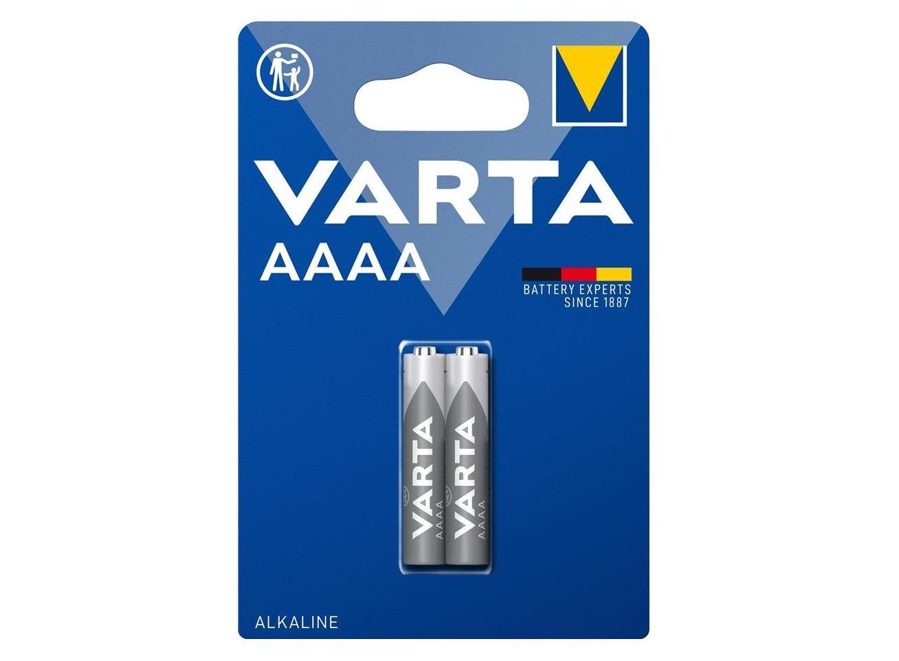 Батарейка щелочная Varta Alkaline LR61/AAAA в блистере 2 шт.