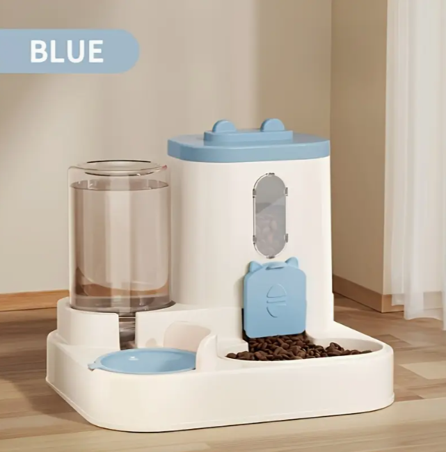 Автоматична годівниця і поїлка 2в1 для котів і собак 500 г 750 мл (2008) - фото 6