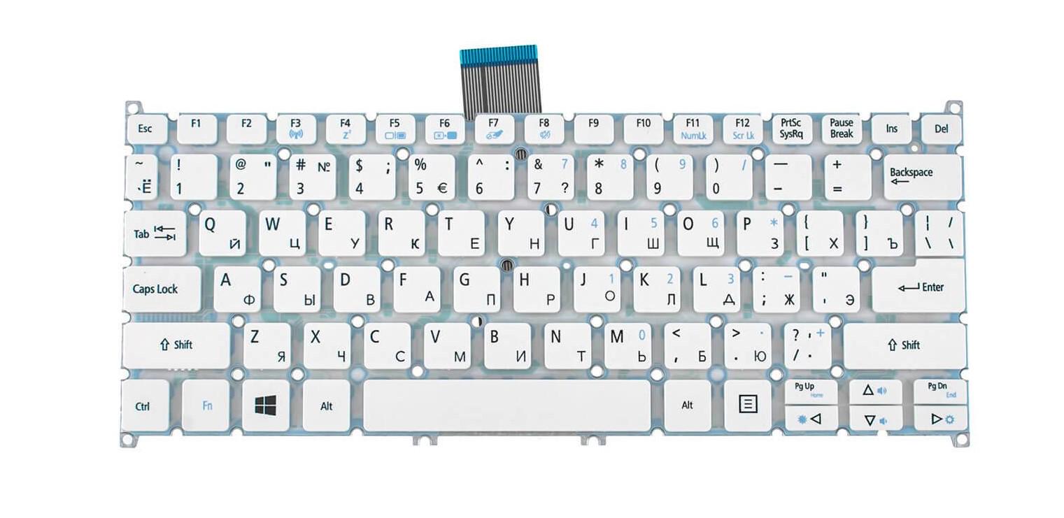 Клавиатура для ноутбука Acer Aspire E3-111 матовая (NK.I111S.00Y)