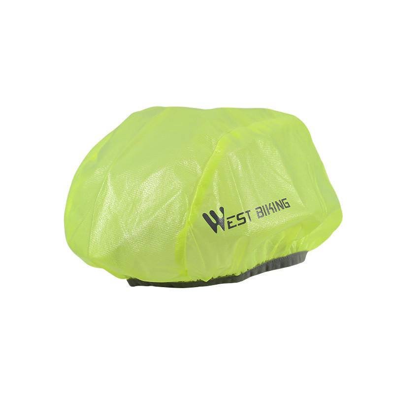 Светоотражающий чехол West Biking 0708081 Green для велосипедного шлема велочехол Светоотражающий чехол West Biking 0708081 Green для велосипедного шлема велочехол