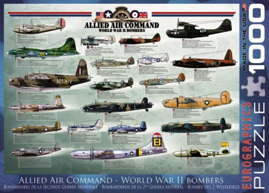 Пазлы Eurographics Бомбардировщики 2-й мировой войны 1000 эл. (6000-0378)