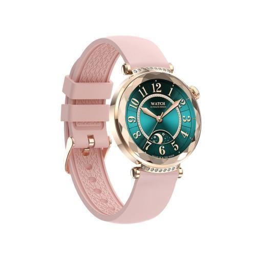Смарт-часы XO J13 AMOLED Screen Round Rhombus Women's Watch Золотистый (2968813093)