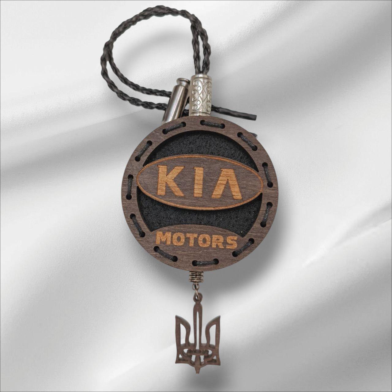 Ароматизатор для авто Kia Motors з дерева/войлока та аромапарфюм 10 мл (27158774)