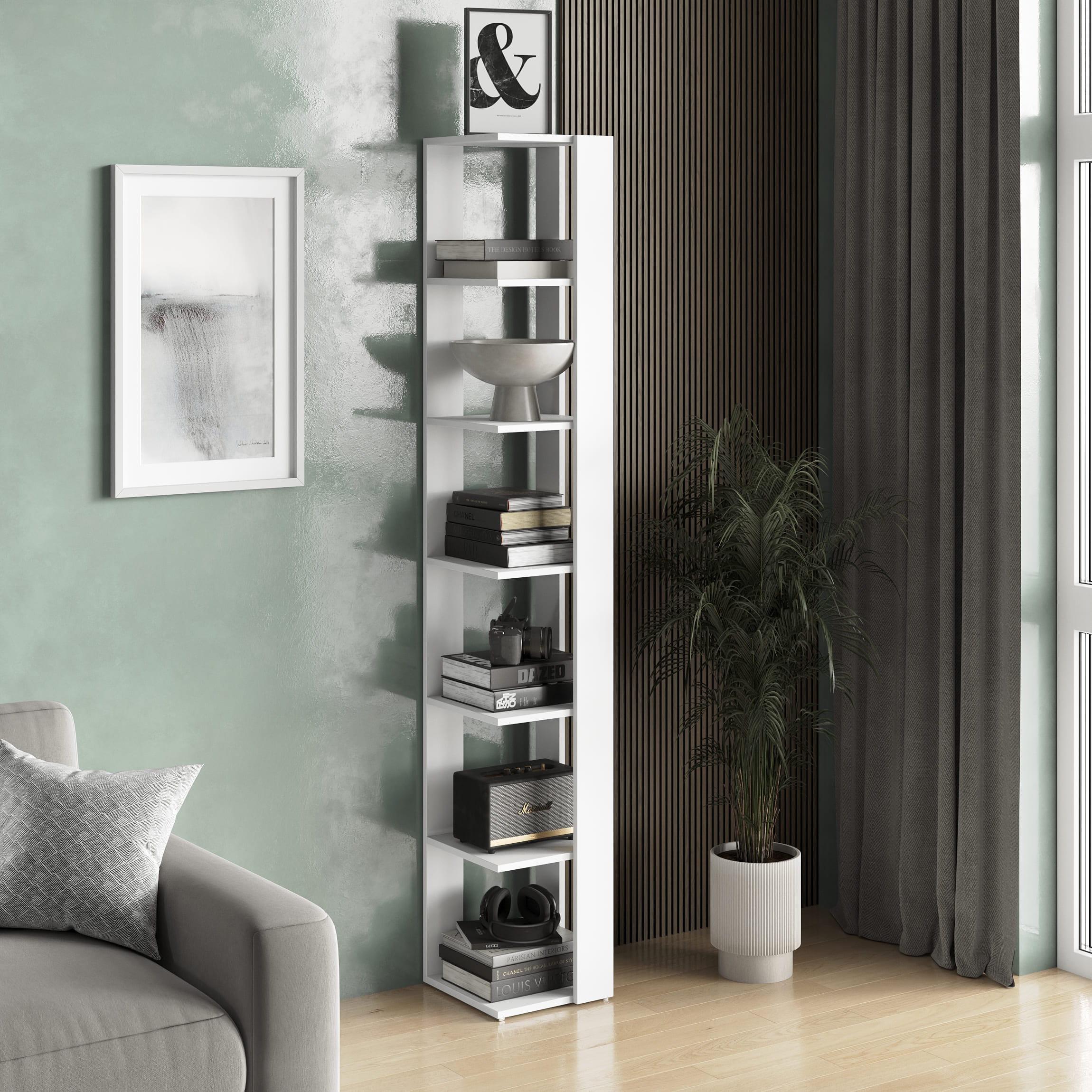 Стеллаж для книг на 6 ячеек Белый (380852)