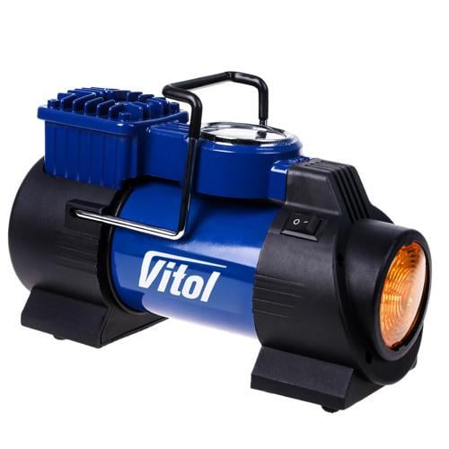 Компрессор автомобильный Vitol K-60 40 л 150psi 15A прикуриватель/авто насос