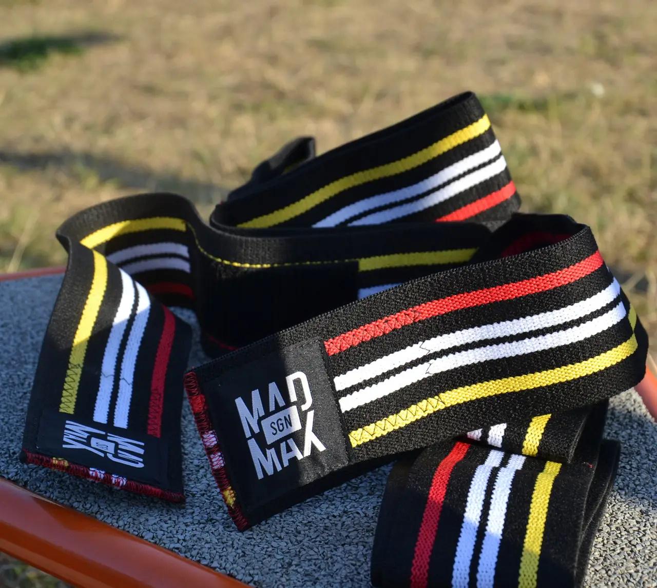 Бинты на колени MadMax MFA-292 Knee Wraps Black (62-68-MFA-292-U) - фото 4