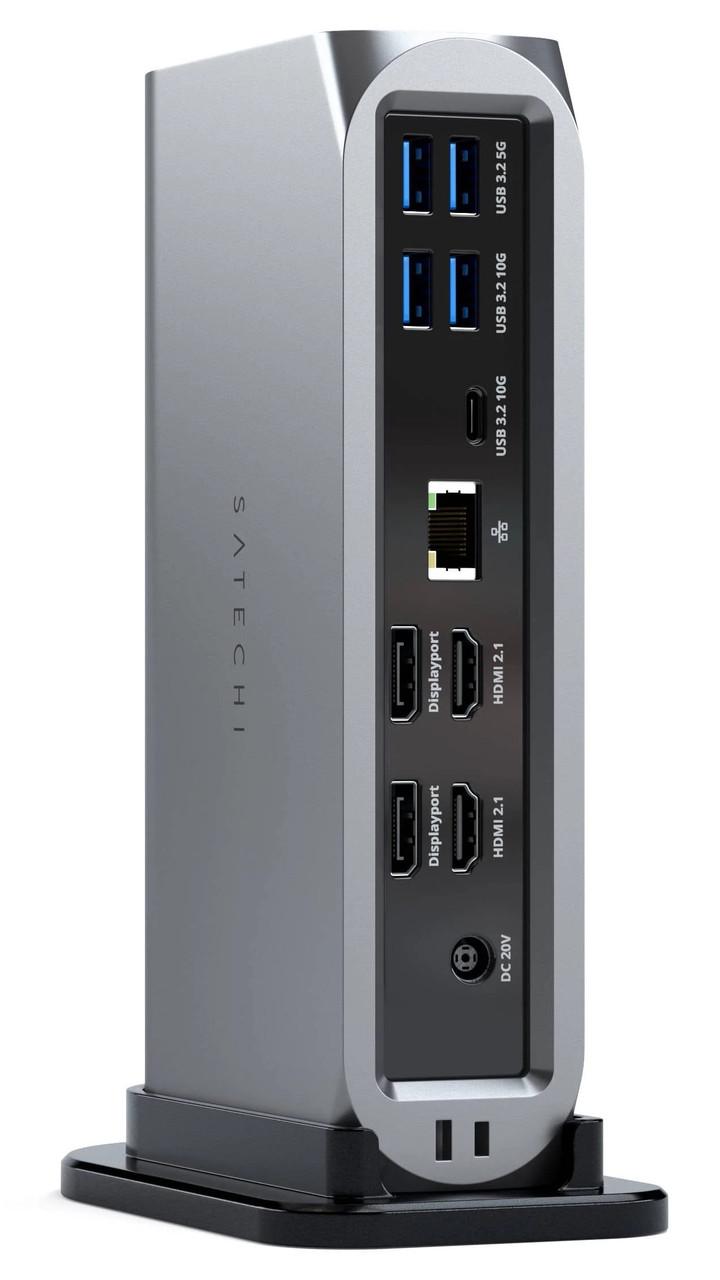 Док-станция Satechi Thunderbolt 4 Multimedia Pro Dock Space Gray (ST-DT4PMM-EU)