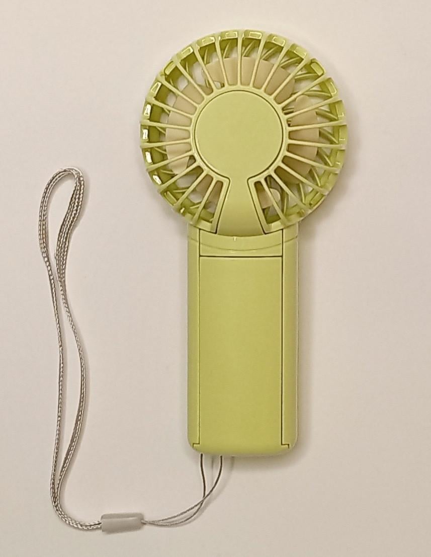 Вентилятор ручной от 2 батареек ААА Салатовый (WF17G) - фото 5 Вентилятор ручной от 2 батареек ААА Салатовый (WF17G) - фото 5