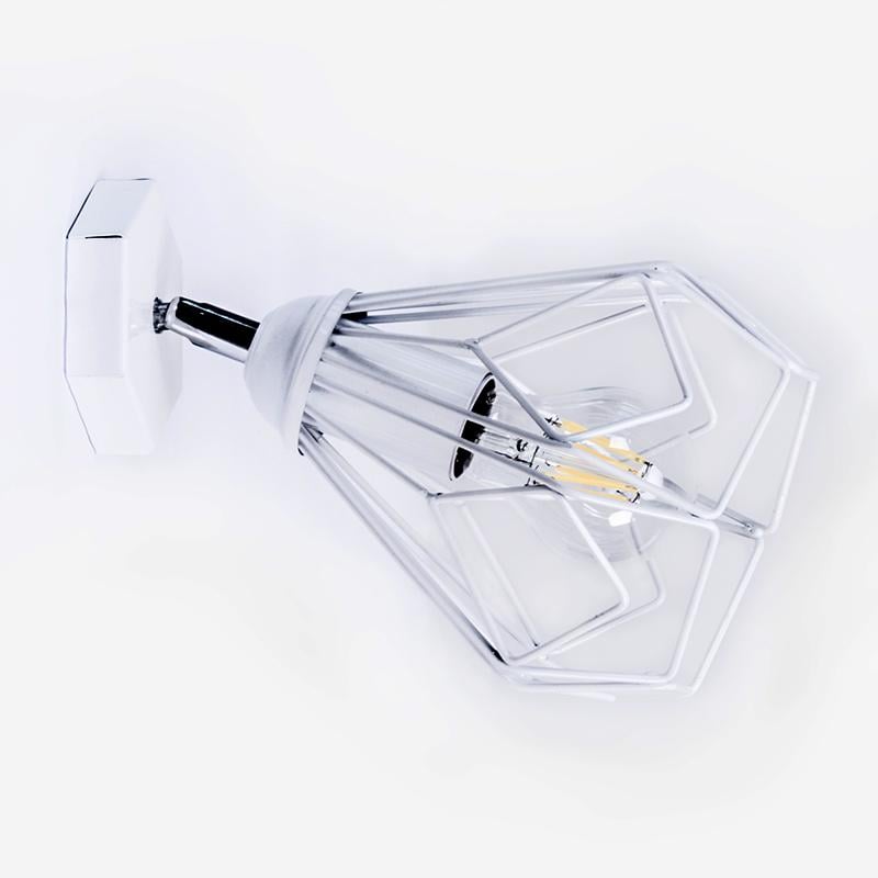 Бра поворотне Atmolight Bevel W165 (1328) на одну лампу Білий