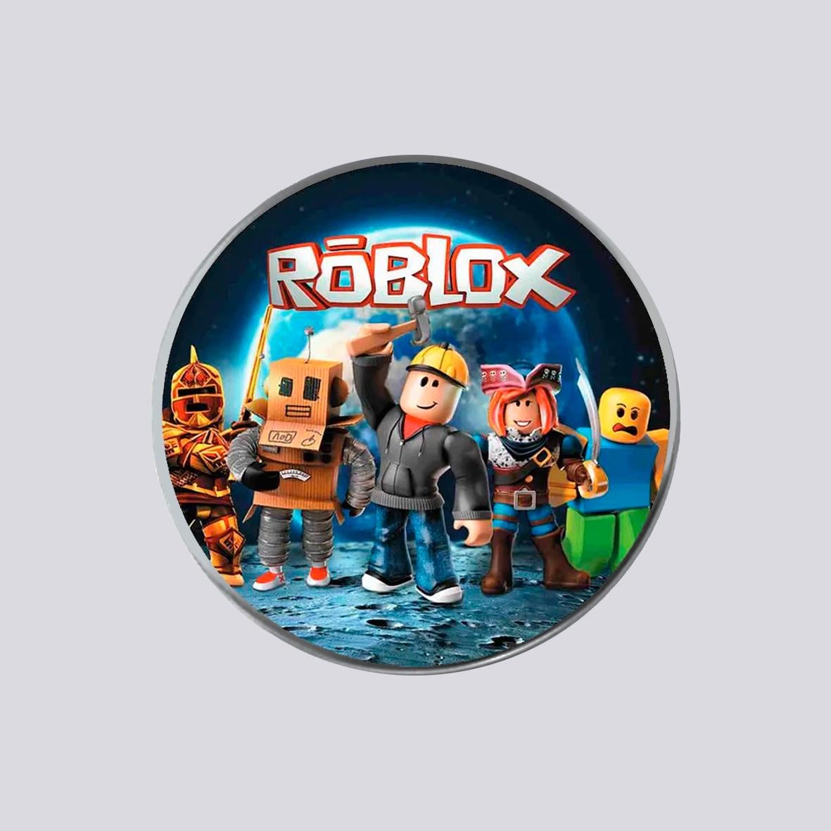 Закатный значок с печатью ROBLOX №2 металлический (28753)
