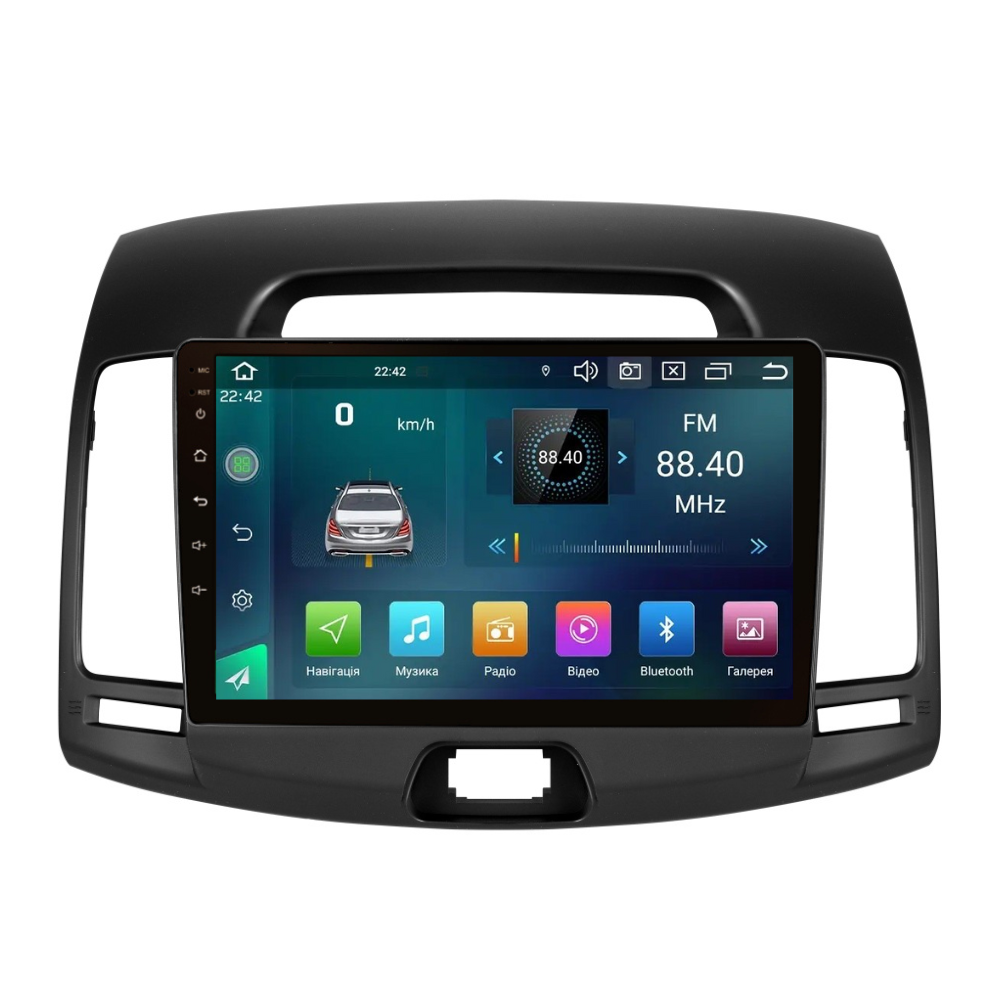 Магнитола штатная CYCLONE C9-007 DSP Carplay 4/64 GB 4G для Hyundai Elantra 2006-2010 г. (AR-81088)