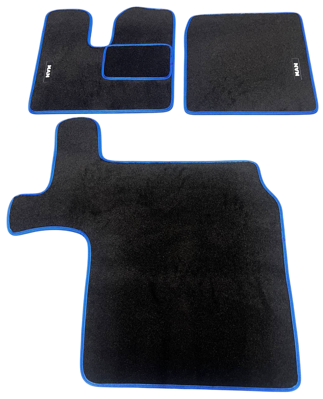 Коврики в салон ворсовые для MAN TGX 2011-2016 АКПП 2 ящика 5 шт. Черный (27327030)