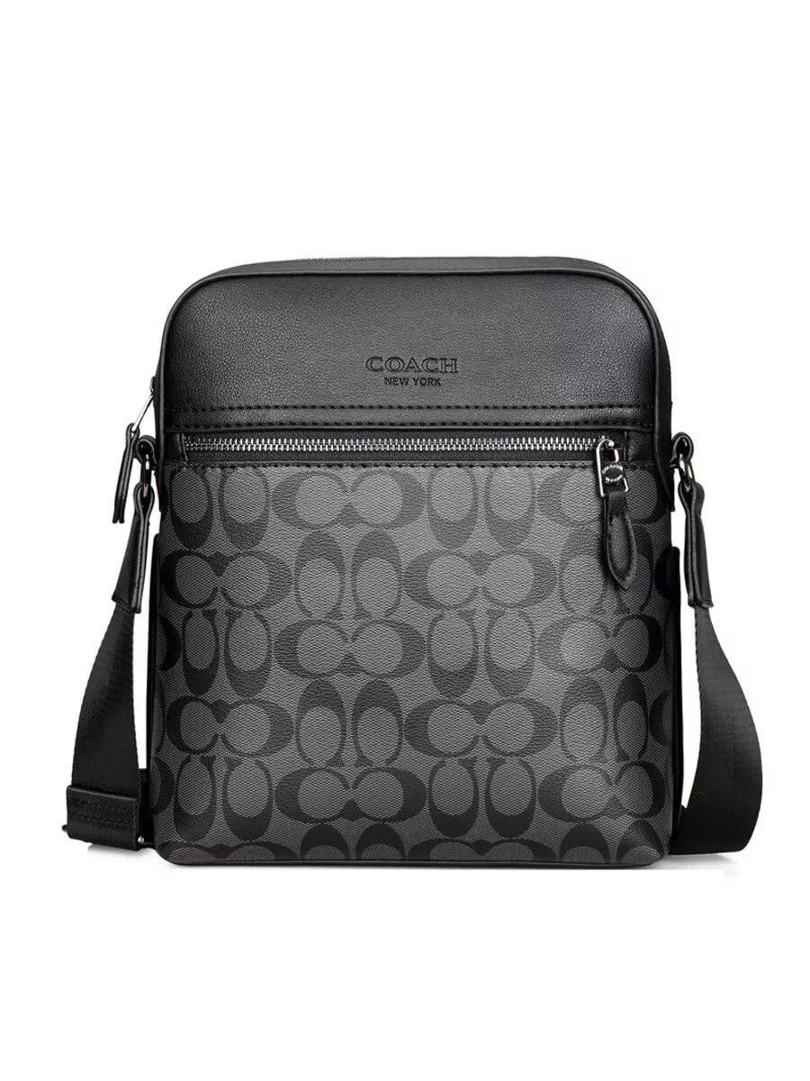 Сумка чоловіча через плече Coach Чорний