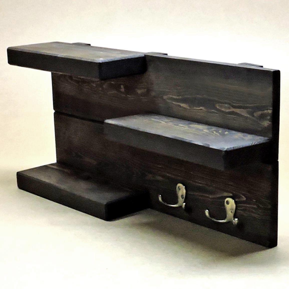 Полка для ванной из дерева Кассель Мокко (ВНП/001410)