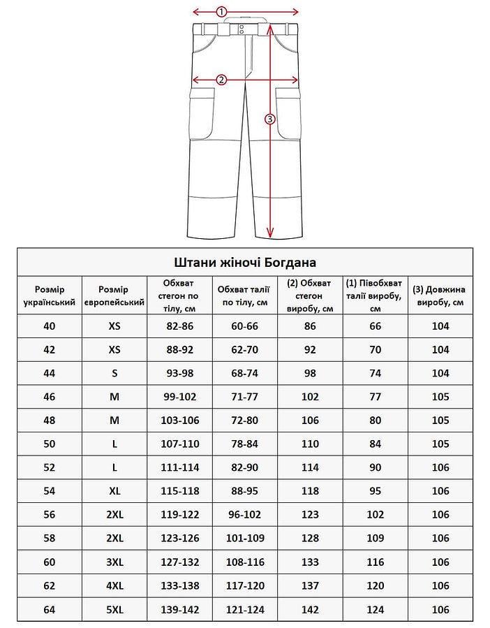 Штаны женские военные MILIGUS Богдана XS Черный (bogBlxs40) - фото 7 Штаны женские военные MILIGUS Богдана XS Черный (bogBlxs40) - фото 7