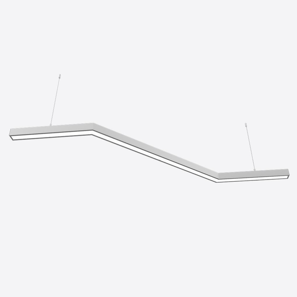 Светильник светодиодный X-LED 80 Вт зигзаг 1450x555x43 мм (LSNZ-80) - фото 2 Светильник светодиодный X-LED 80 Вт зигзаг 1450x555x43 мм (LSNZ-80) - фото 2