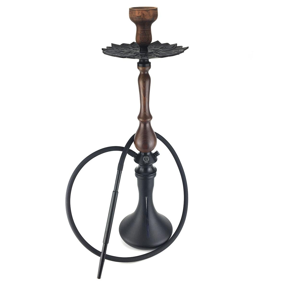 Кальян Karma Hookah 3.1 Brown колба Craft Black Matt - фото 1