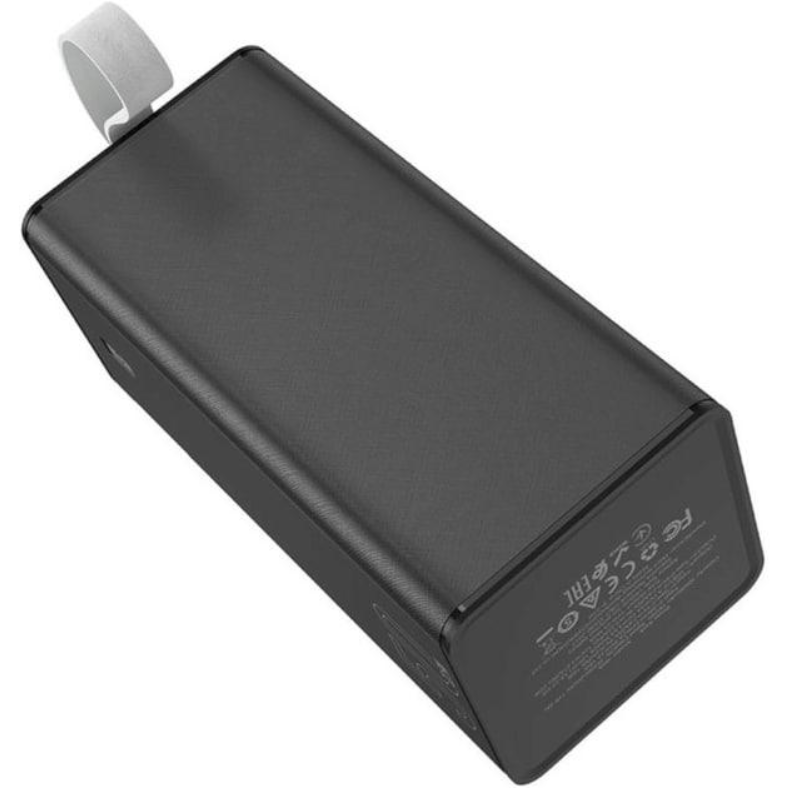 Повербанк Hoco J86A 2USB/1Type-C Powermaster QC3.0+PD3.0 50000 mAh 22,5W з швидкою зарядкою/ліхтарем Чорний (534232) - фото 4