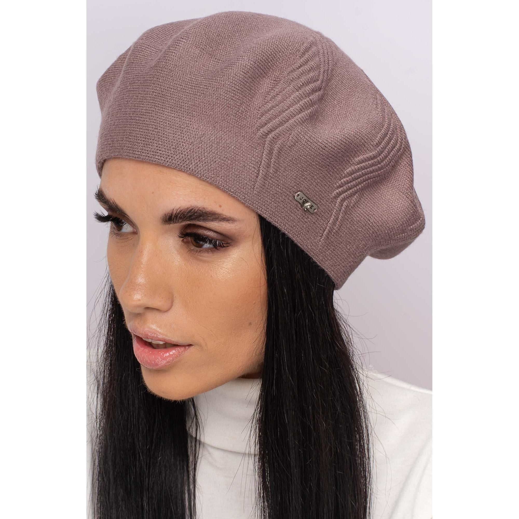 Берет женский шерстяной Leks Магма one size Капучино