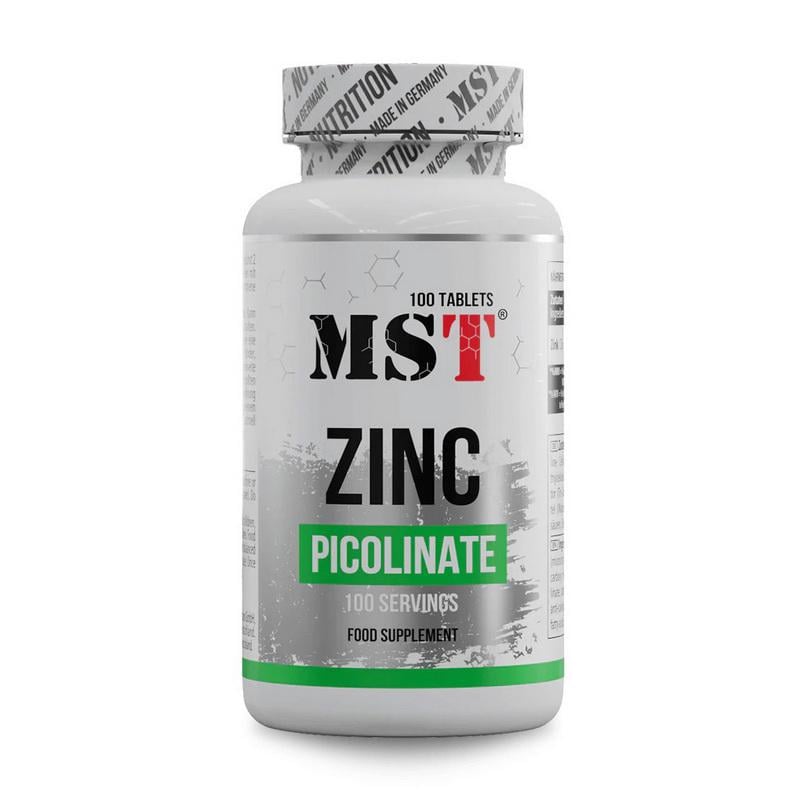 Цинк пиколинат MST Zinc Picolinate 100 табл.
