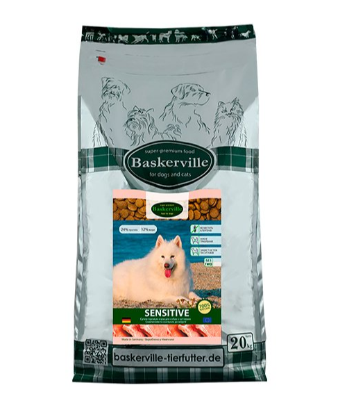 Корм сухий для собак Baskerville Sensitive 20 кг (04402020) Корм сухий для собак Baskerville Sensitive 20 кг (04402020)