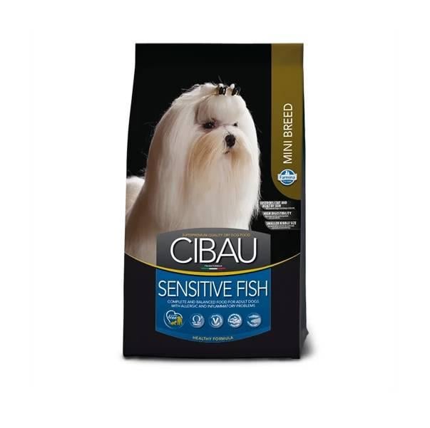 Корм сухой Farmina Cibau Sensitive Mini с чувствительным пищеварением с рыбой 2,5 кг (8010276030962)