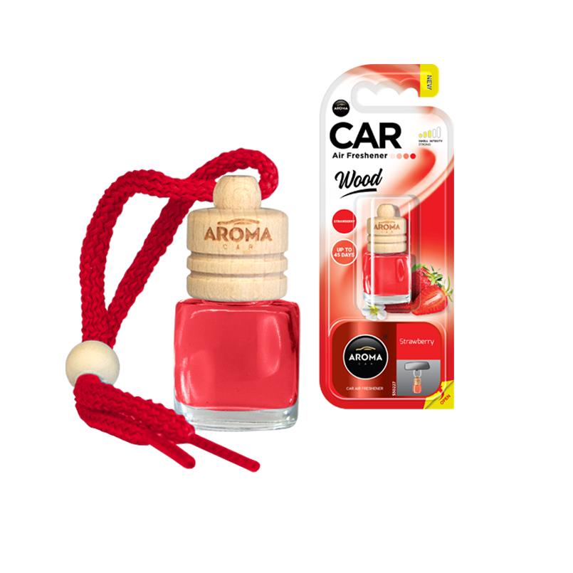 Ароматизатор Aroma Car Wood Strawberry, 6ml жидкий