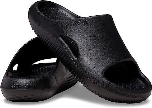 Шльопанці жіночі утеплені Crocs Mellow Recovery Slide р. 36-37 Чорний (10319)