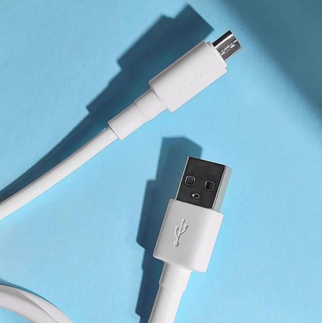 Кабель Proove Small Silicone Micro USB 2,4A 1 м White (2325002503) - фото 4 Кабель Proove Small Silicone Micro USB 2,4A 1 м White (2325002503) - фото 4