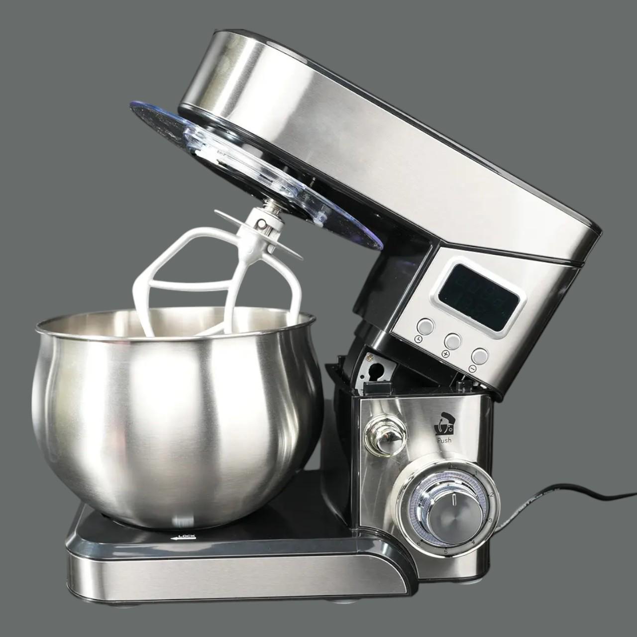 Міксер-тістоміс планетарний Top Kitchen Tk00224 сталева чаша 6 л дисплей 6 режимів 4000 Вт - фото 4