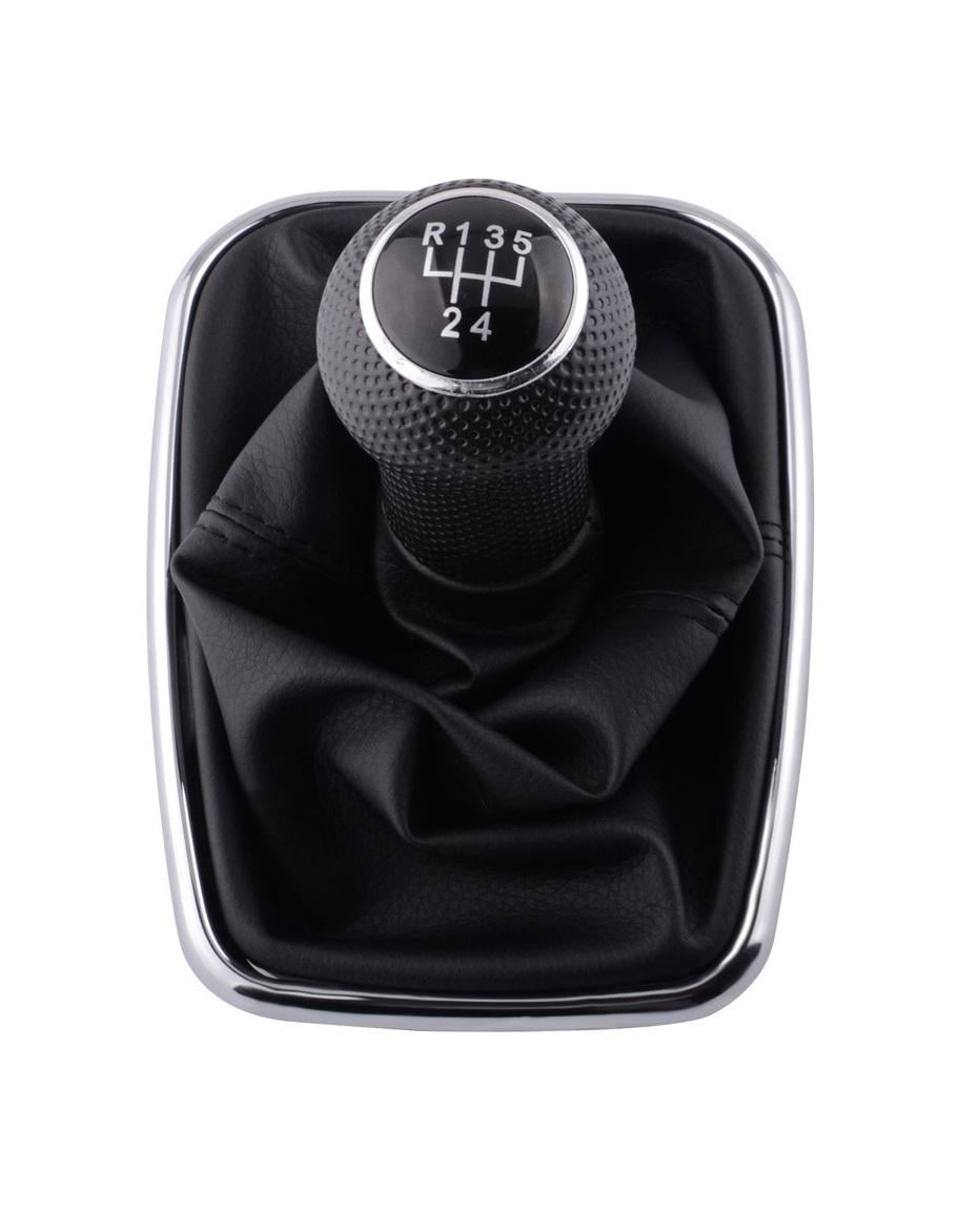 Ручка КПП с чехлом кулисы 5 ступеней Volkswagen Golf 4/Bora/Jetta 23 мм Черный (р20)