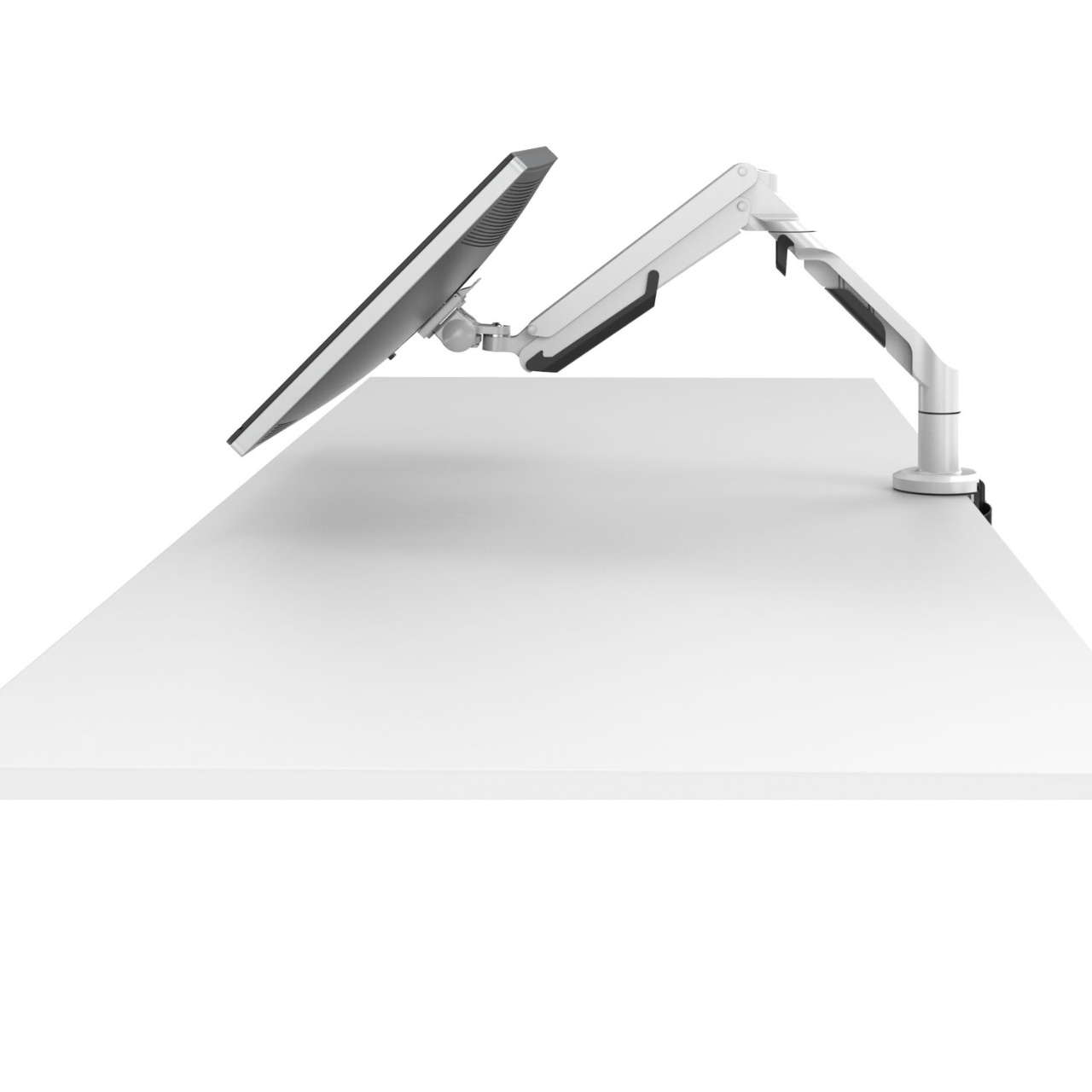 Кронштейн настольно-поворотный FlexiSpot DL1 для мониторов диагональю от 17 до 36" Белый - фото 5