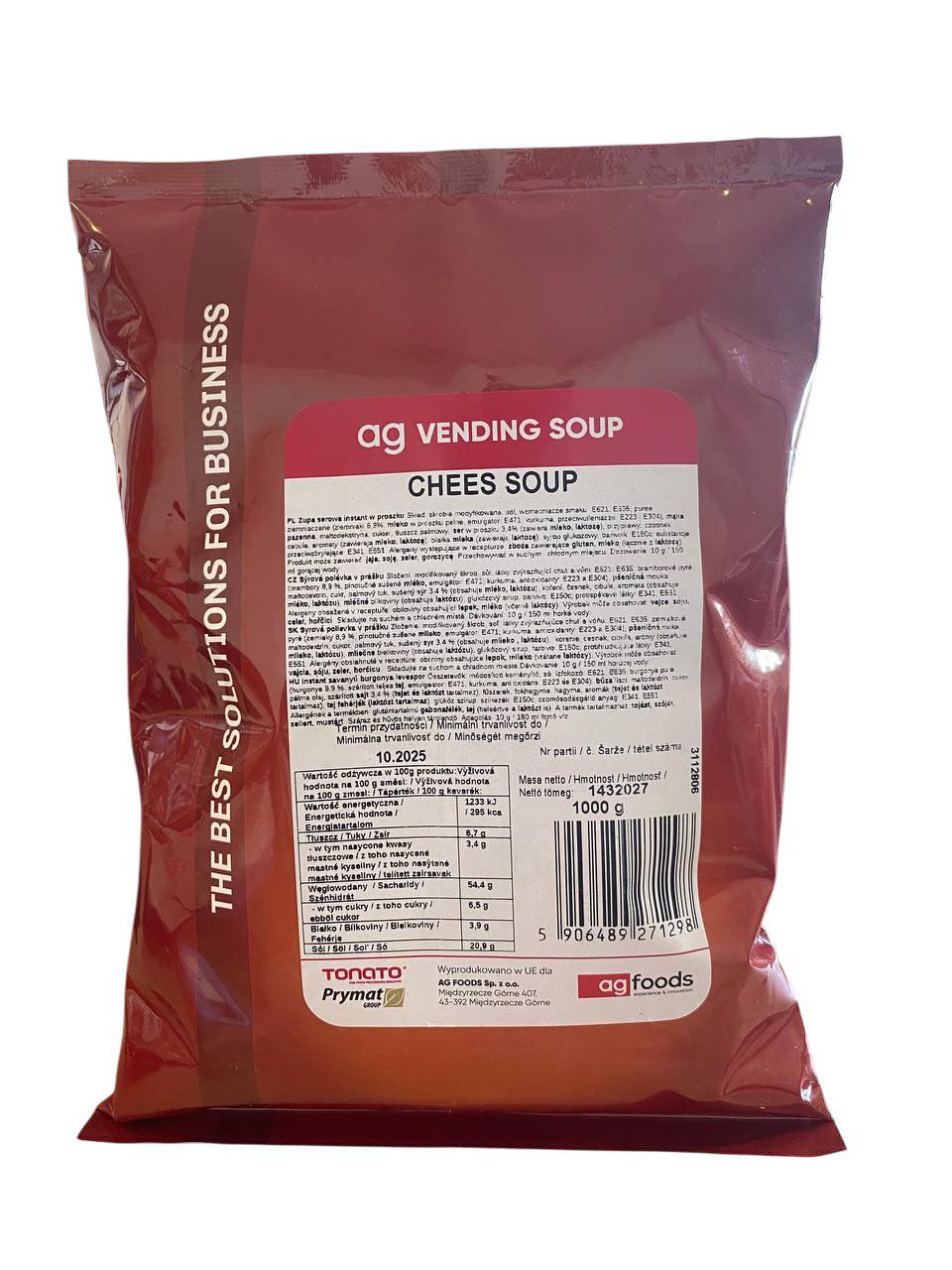 Суп сирний AG Foods Vending Chees Soup 1 кг