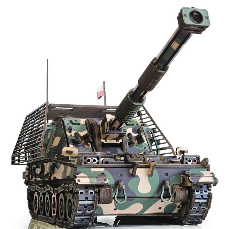 Конструктор-пазл 3D дерев’яний KRAB інженерна збірна модель без клею 49 см 966 дет. (31370796)