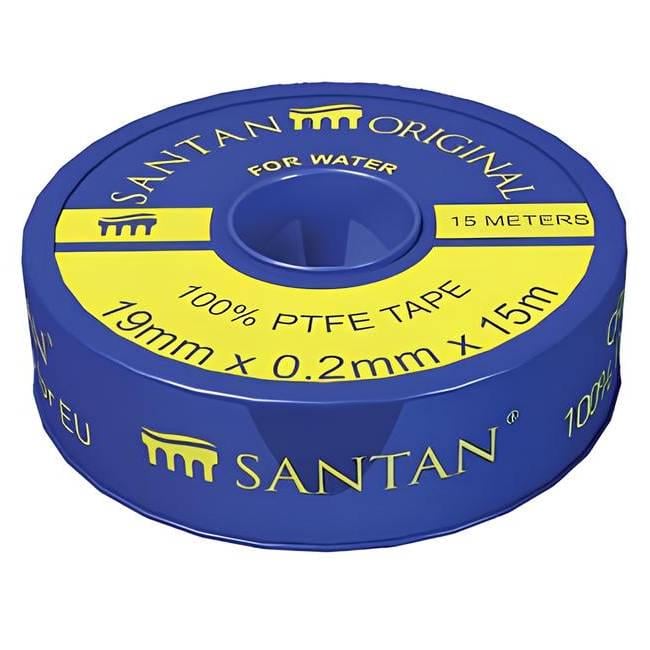 Фум стрічка SANTAN PROFI 19x0,2 мм x 15 м Синій (41163)