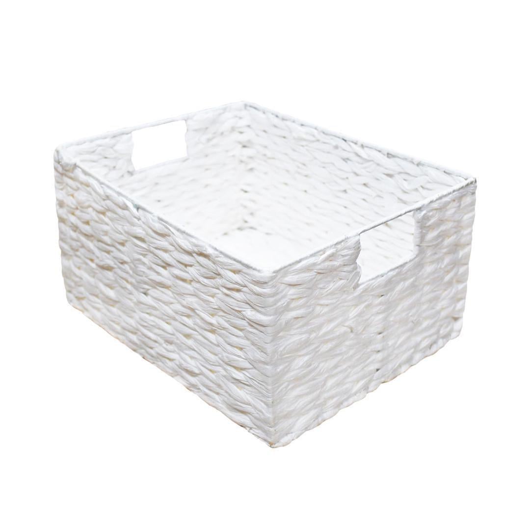 Корзина стеллажная Handy Home металлическая 38х28х18 см Белый (FB-59L)