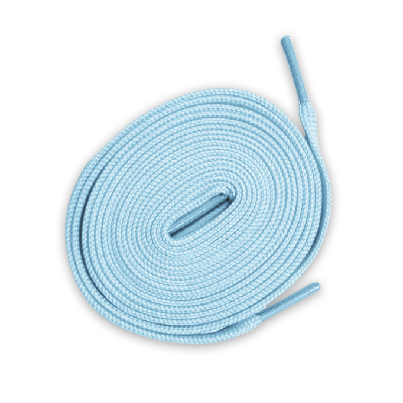 Шнурки для обуви плоские 120 см Светло-голубого (S-07 B_1 №20)
