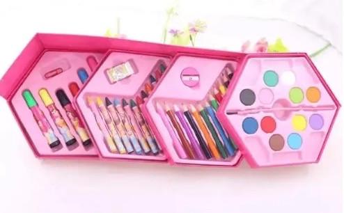 Набор для рисования и творчества детский 46 предметов 4 яруса карандаши/фломастеры/краски/восковые карандаши - фото 8 Набор для рисования и творчества детский 46 предметов 4 яруса карандаши/фломастеры/краски/восковые карандаши - фото 8