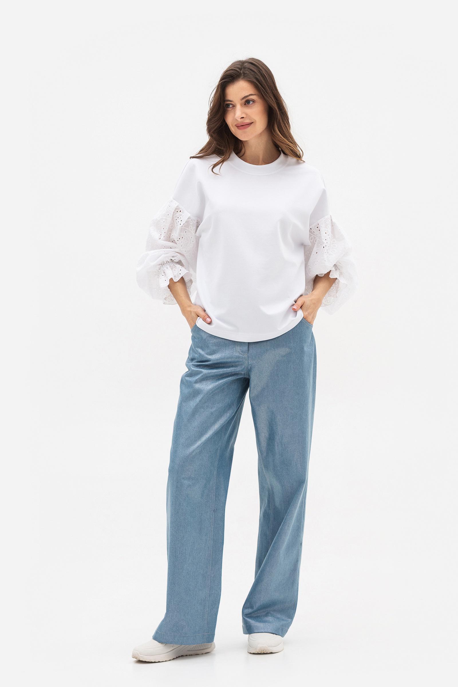 Свитшот Lesia Ринери 01 р. 46 Белый (153470000) - фото 5 Свитшот Lesia Ринери 01 р. 46 Белый (153470000) - фото 5