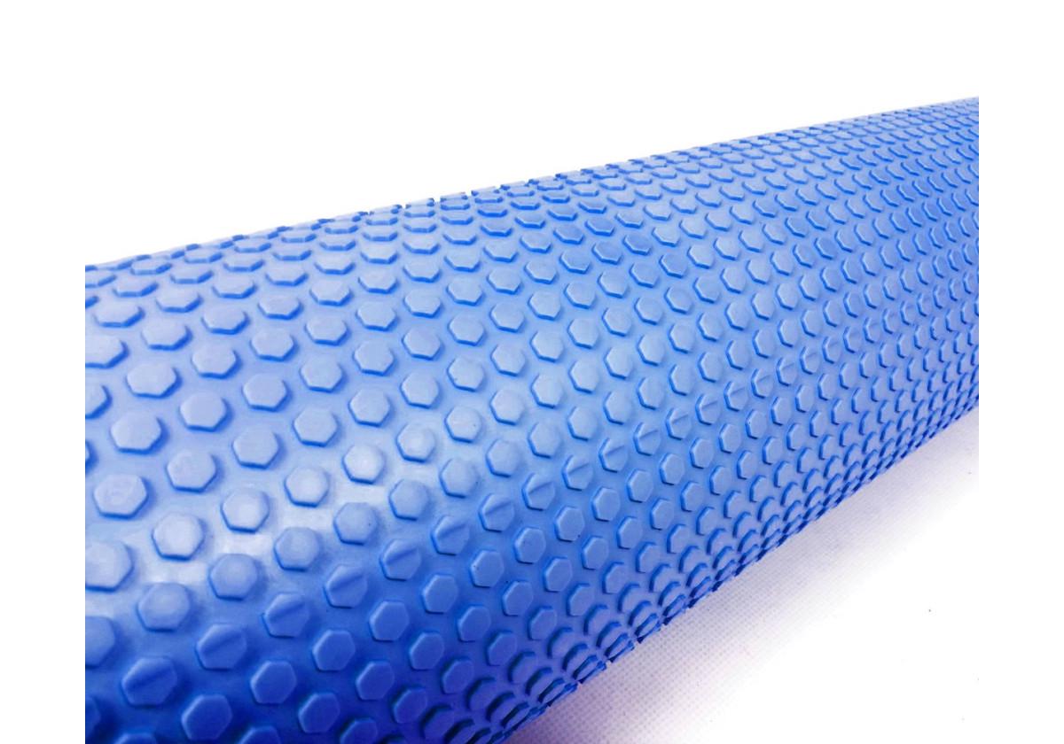 Масажний ролик EasyFit Foam Roller 90 см Синій (EF-2034-BL) - фото 3